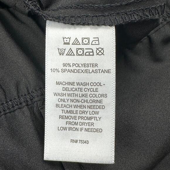 Tommy Bahama Pants Womens Large Black Everyday Active Stretch Golf Preppy Comfy - Picture 8 of 13